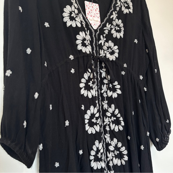 Free People Embroidered Fable Maxi Dress S - Picture 6 of 7